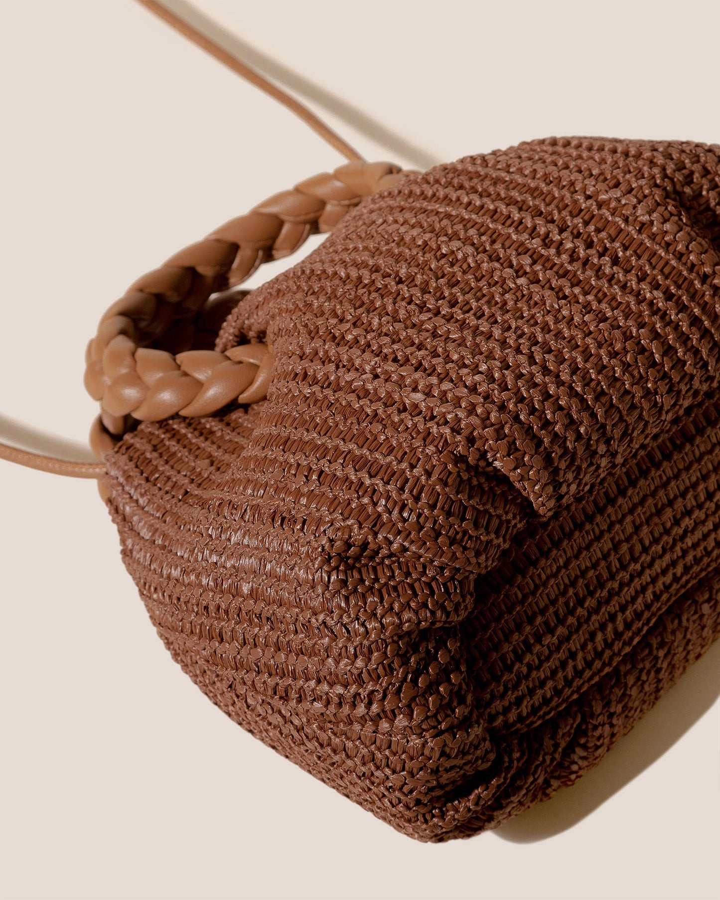 Hereu BOMBON M RAFFIA - Medium Plaited-handle Raffia Handbag