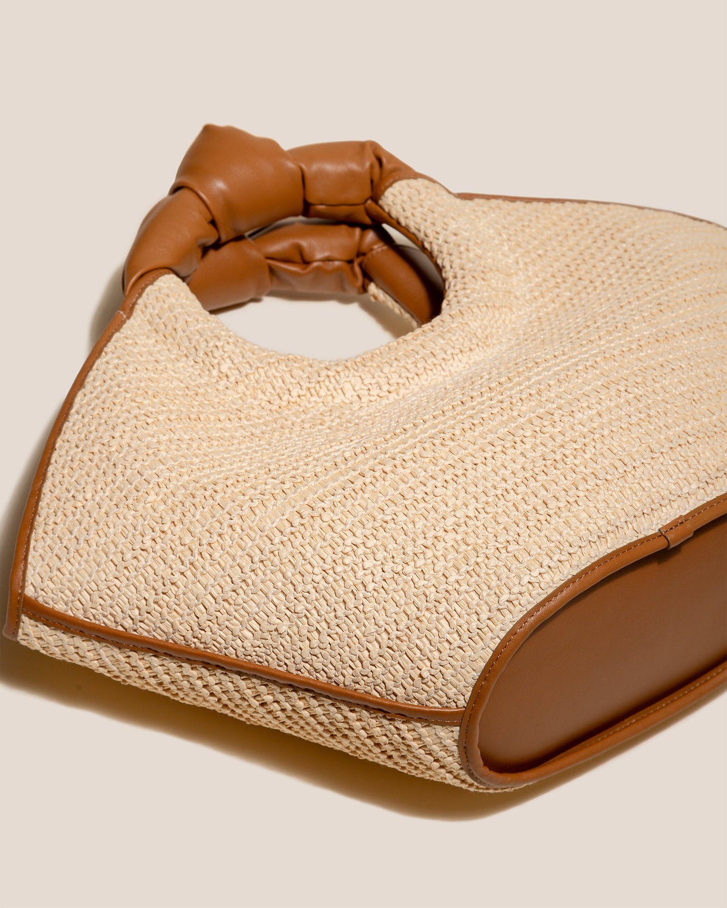 Hereu CASTELL RAFFIA - Knotted-handle Tote Bag