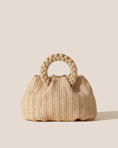 Hereu BOMBON M RAFFIA - Medium Plaited-handle Raffia Handbag
