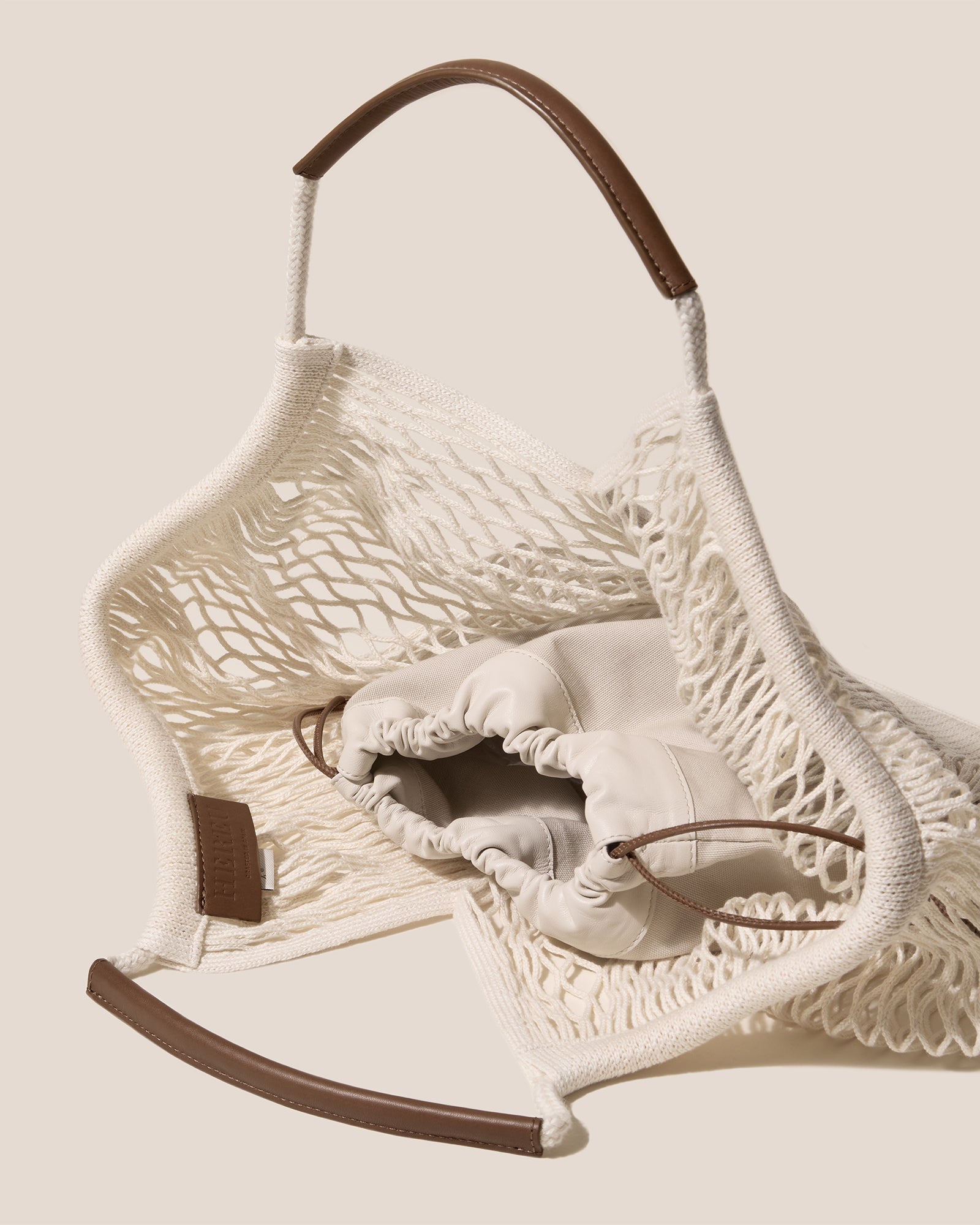 Hereu CALELLA FILT - Knitted Cotton Net Bag