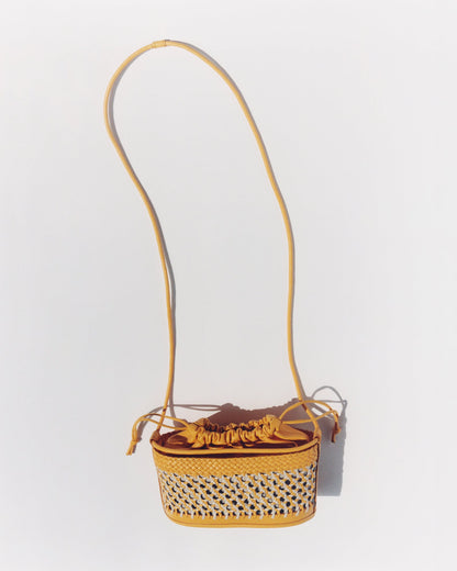 Hereu GAIA - Woven Bucket Crossbody Bag
