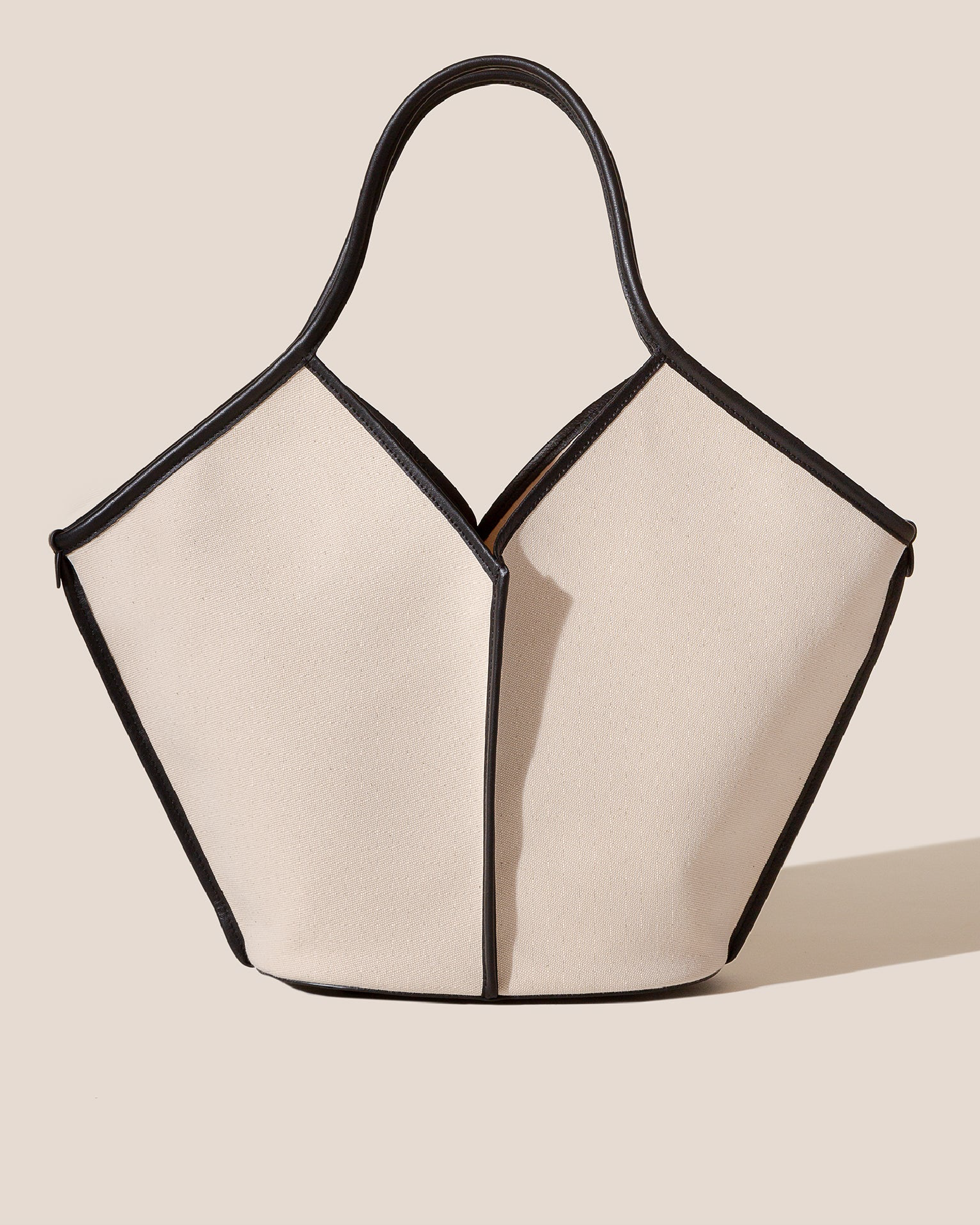 Hereu CALELLA - Leather-trimmed Organic Cotton Tote Bag