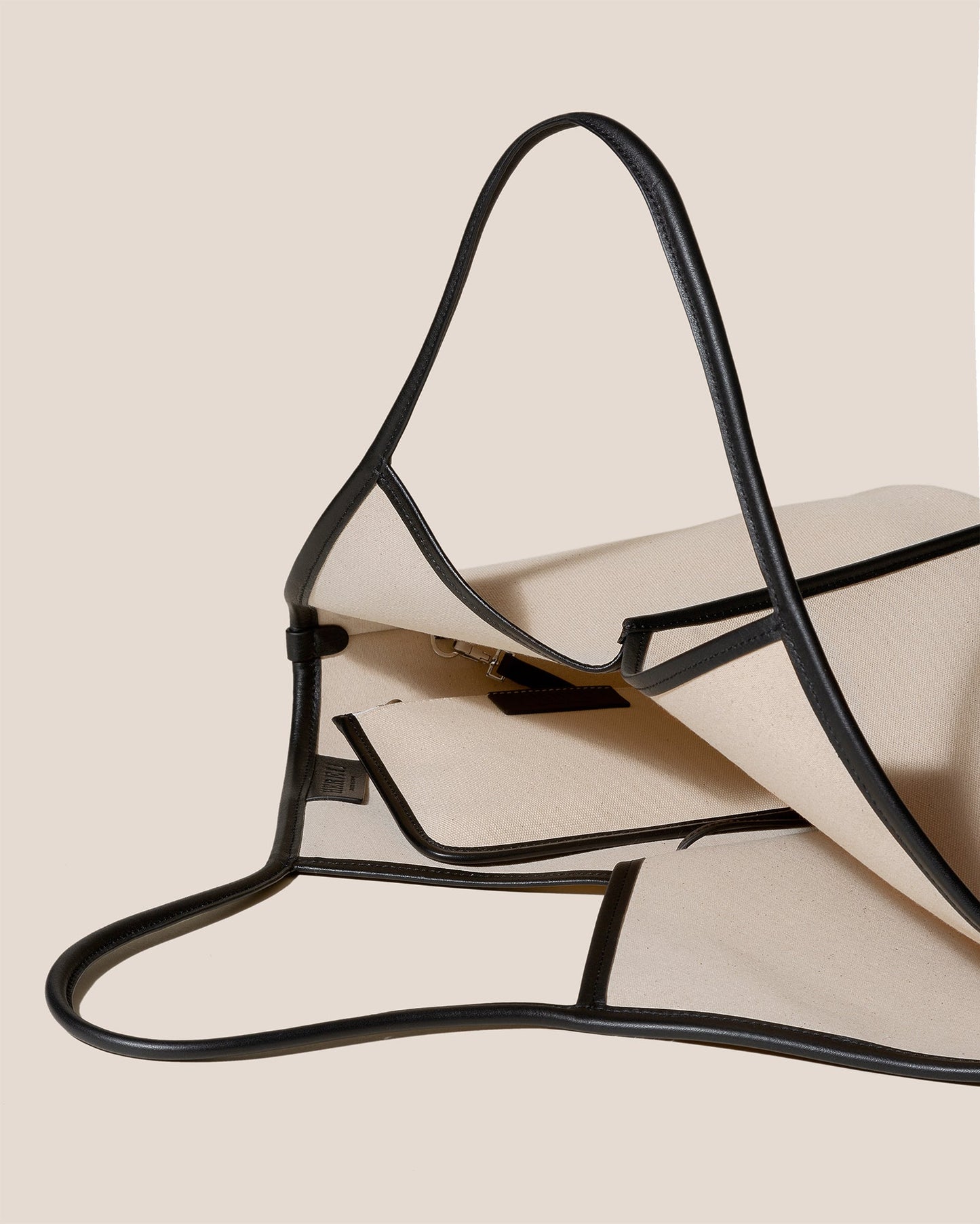 Hereu CALELLA - Leather-trimmed Organic Cotton Tote Bag