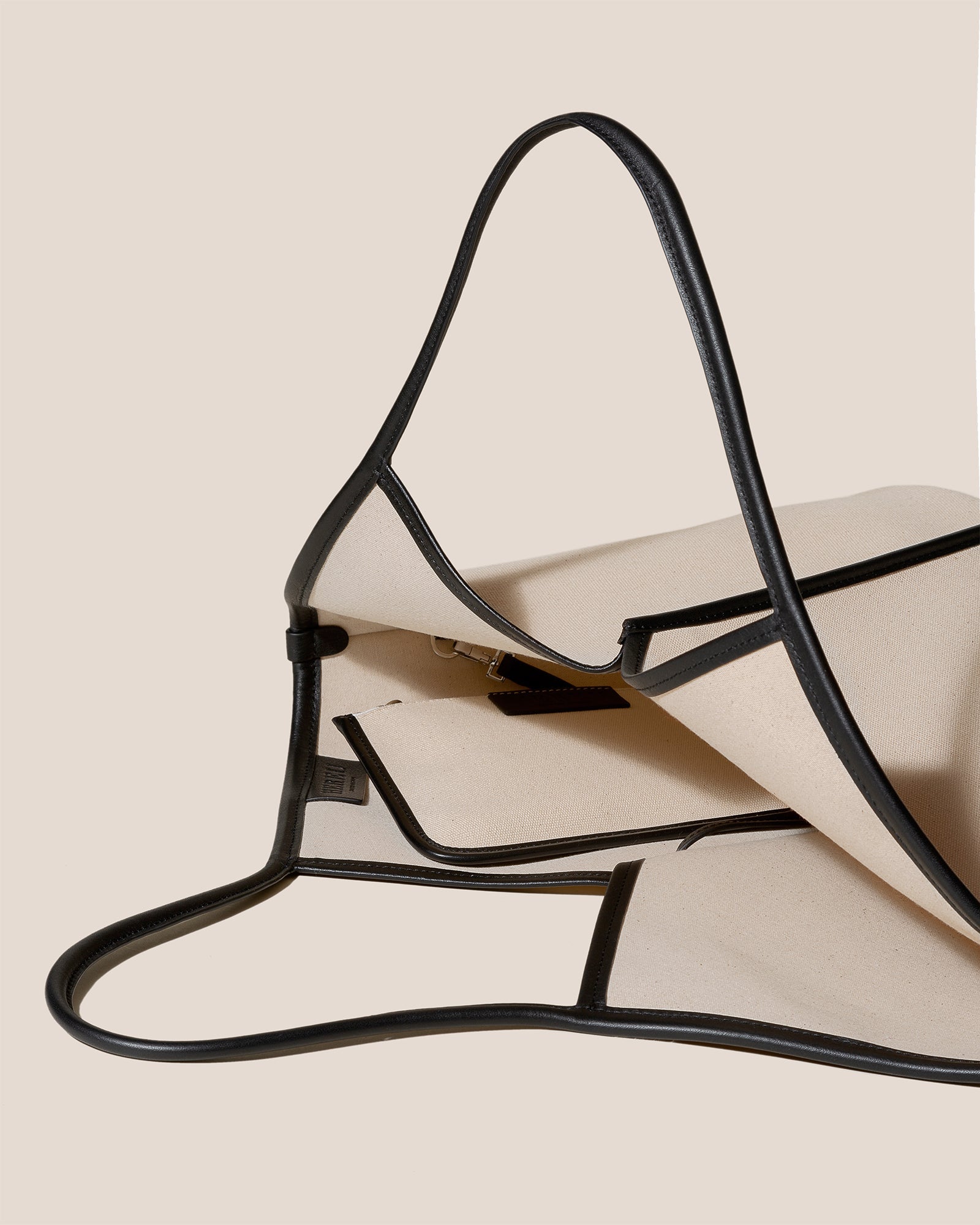 Hereu CALELLA - Leather-trimmed Organic Cotton Tote Bag