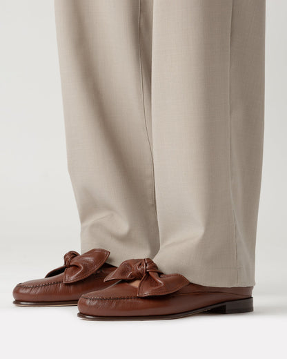 Hereu CORBATI MULE - Bow-Detail Slip-On Mule