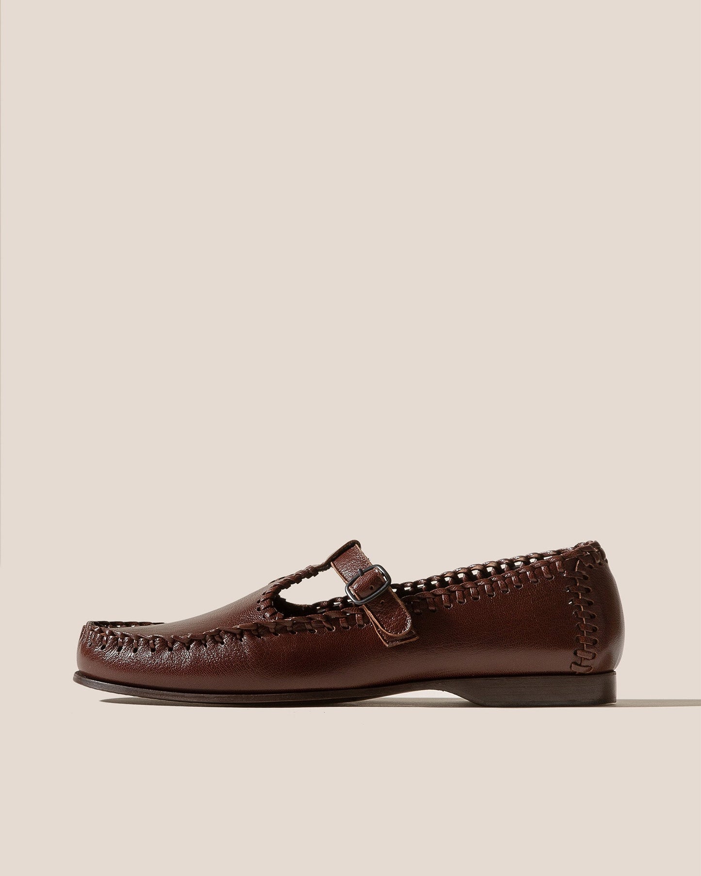 Hereu ALCOVER SUPPLE SHINY - Braided Seams T-bar Loafer
