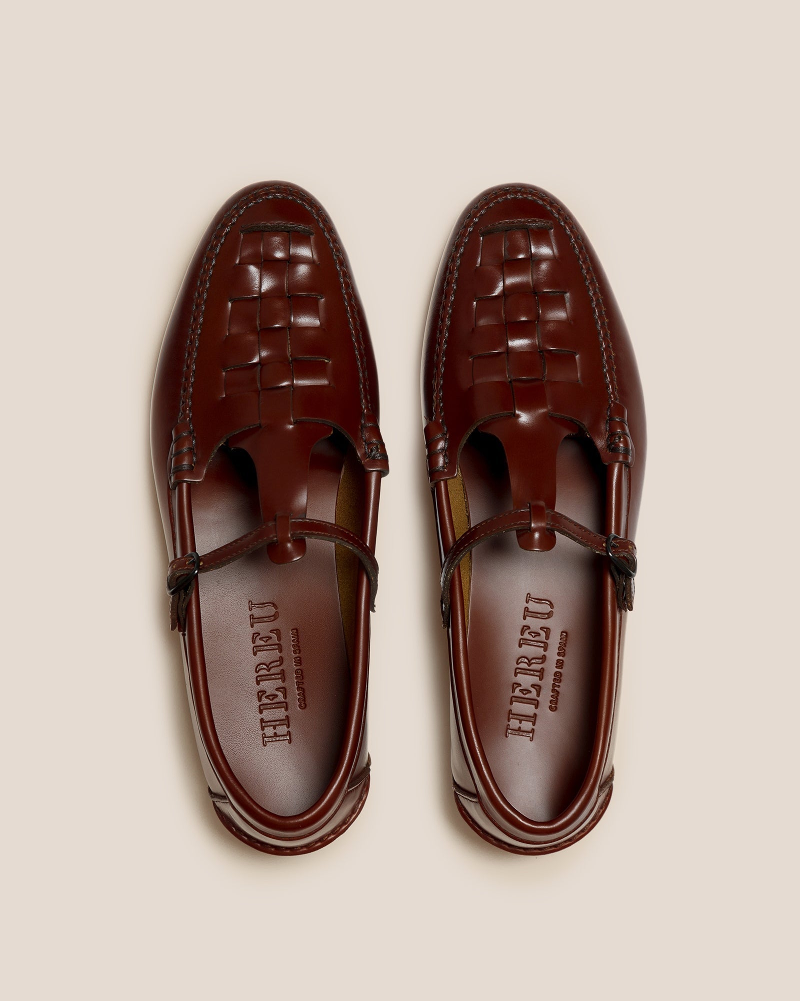 Hereu MAQUEDA - Interwoven T-Bar Loafer