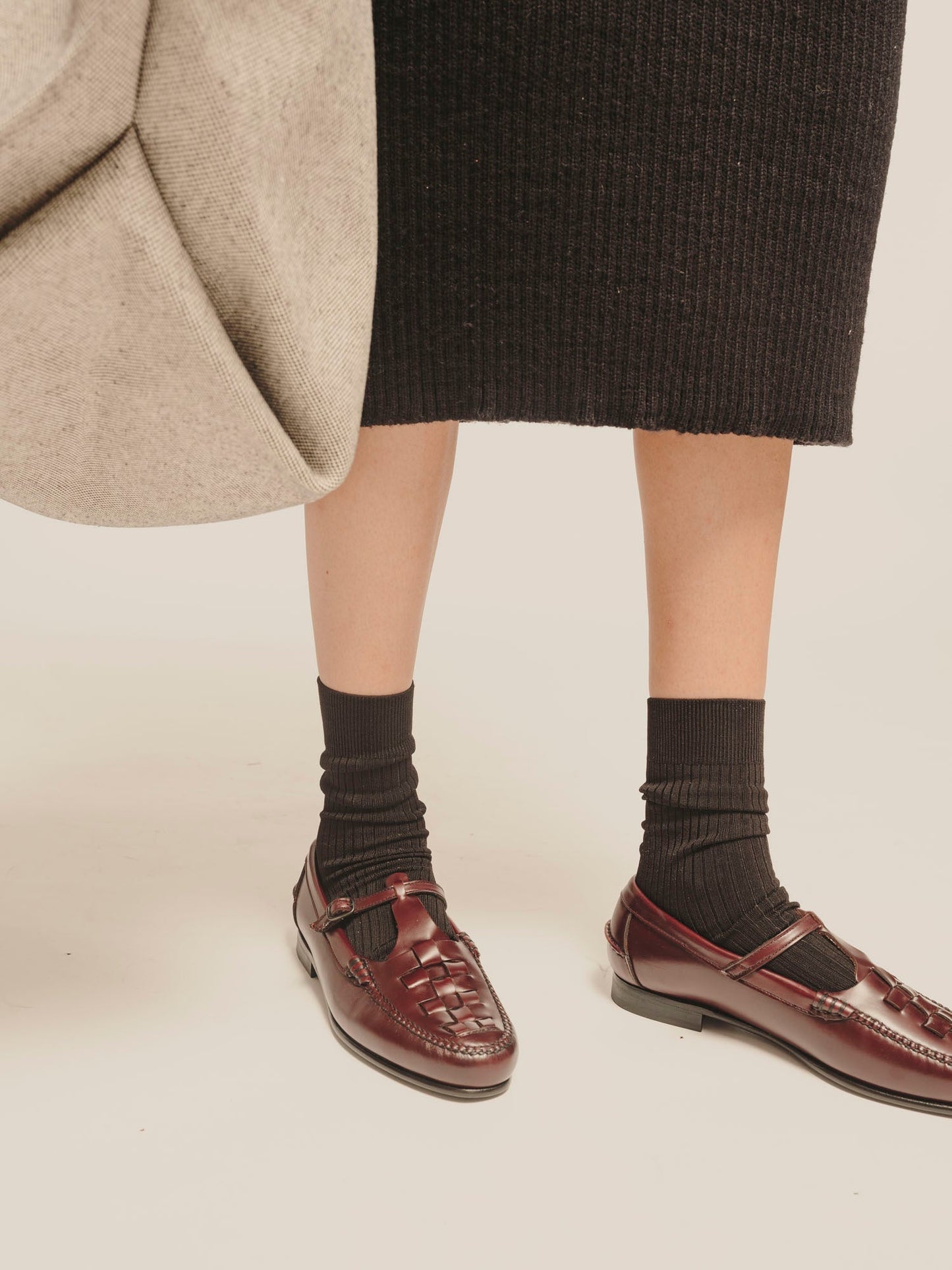 Hereu MAQUEDA - Interwoven T-Bar Loafer