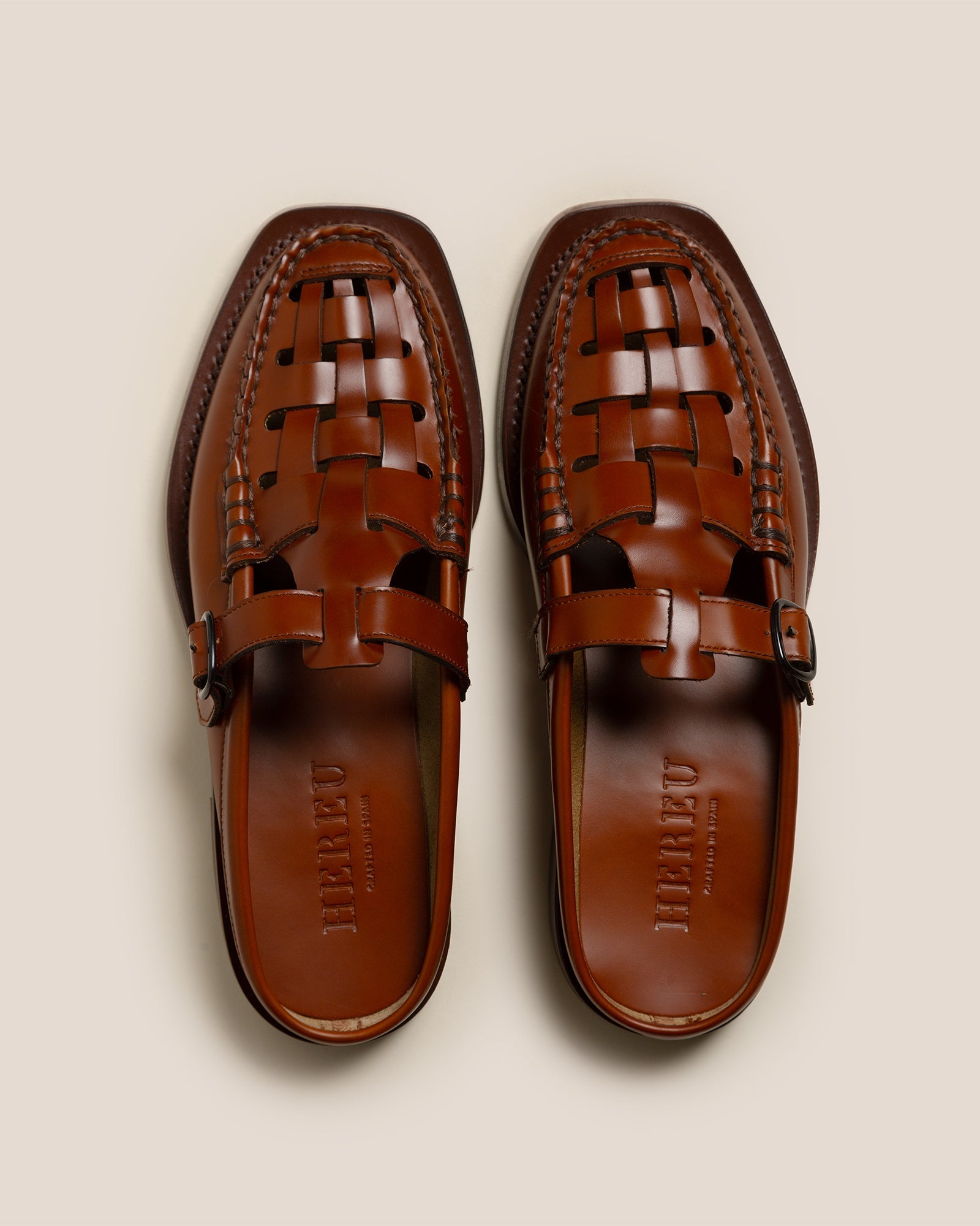 Hereu BONELL - Woven T-bar Mule Loafer