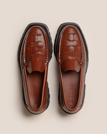 Hereu NOMBELA SPORT - Tread Sole Interwoven Detail Slip-On Loafer
