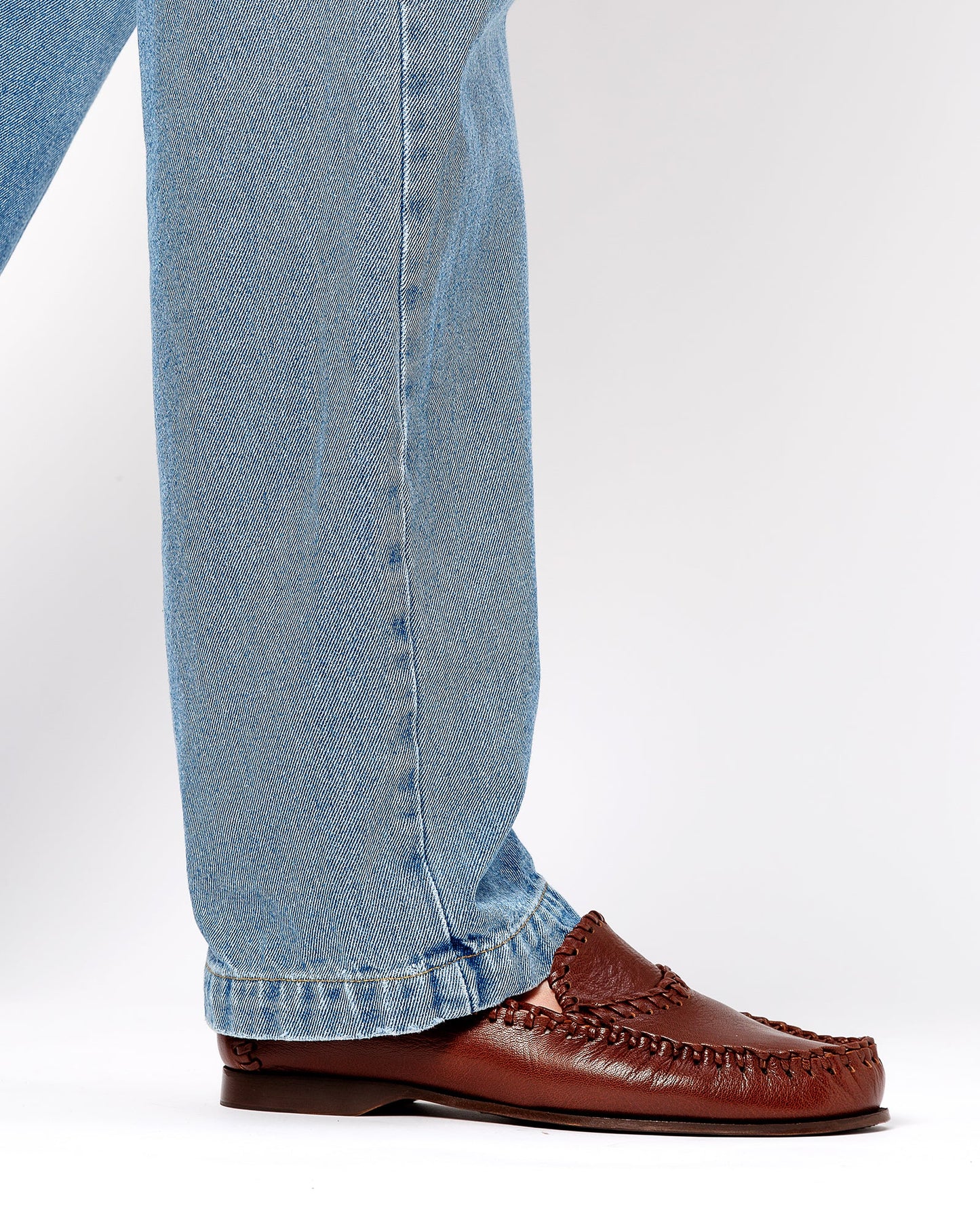 Hereu SASTRE SUPPLE SHINY - Braided Seam Slip-On Loafer