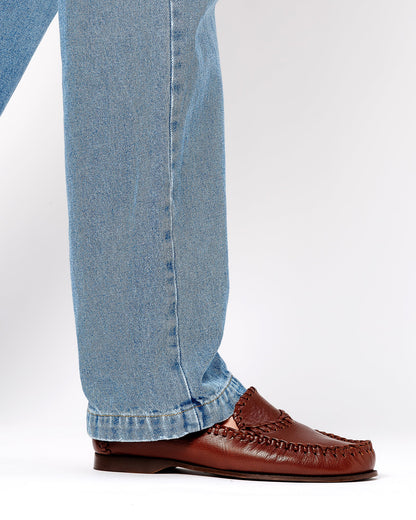 Hereu SASTRE SUPPLE SHINY - Braided Seam Slip-On Loafer