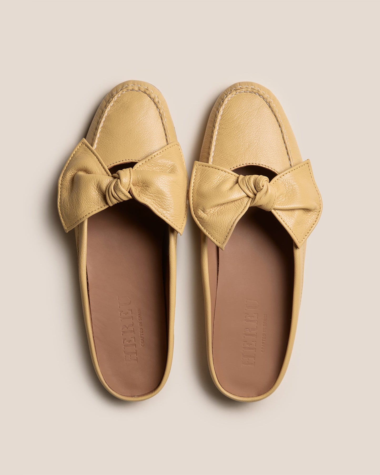Hereu CORBATI MULE - Bow-Detail Slip-On Mule