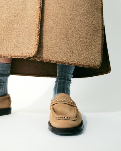 Hereu BORADA BORDON NUBUCK - Slip-on Moc Toe Loafer