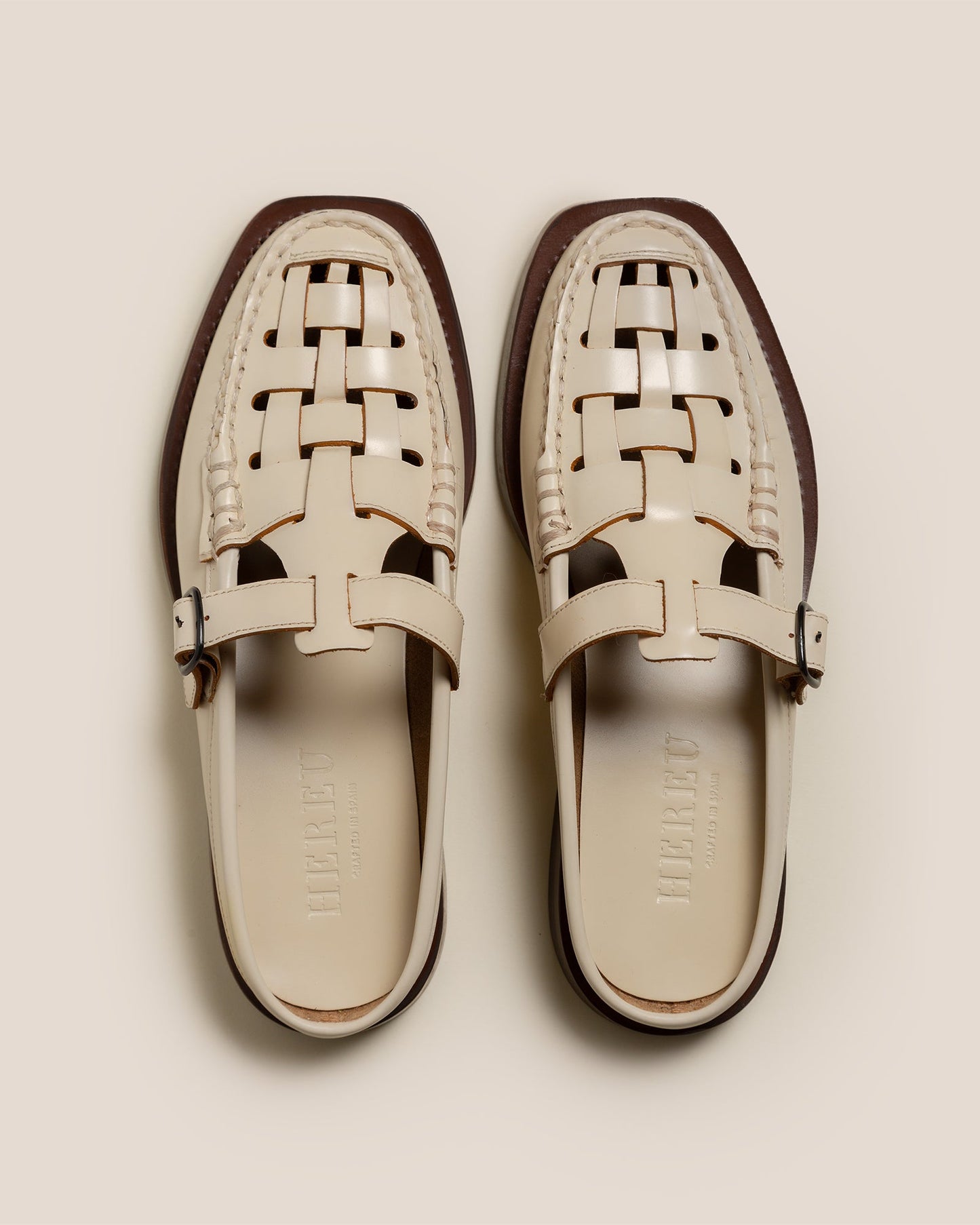 Hereu BONELL - Woven T-bar Mule Loafer
