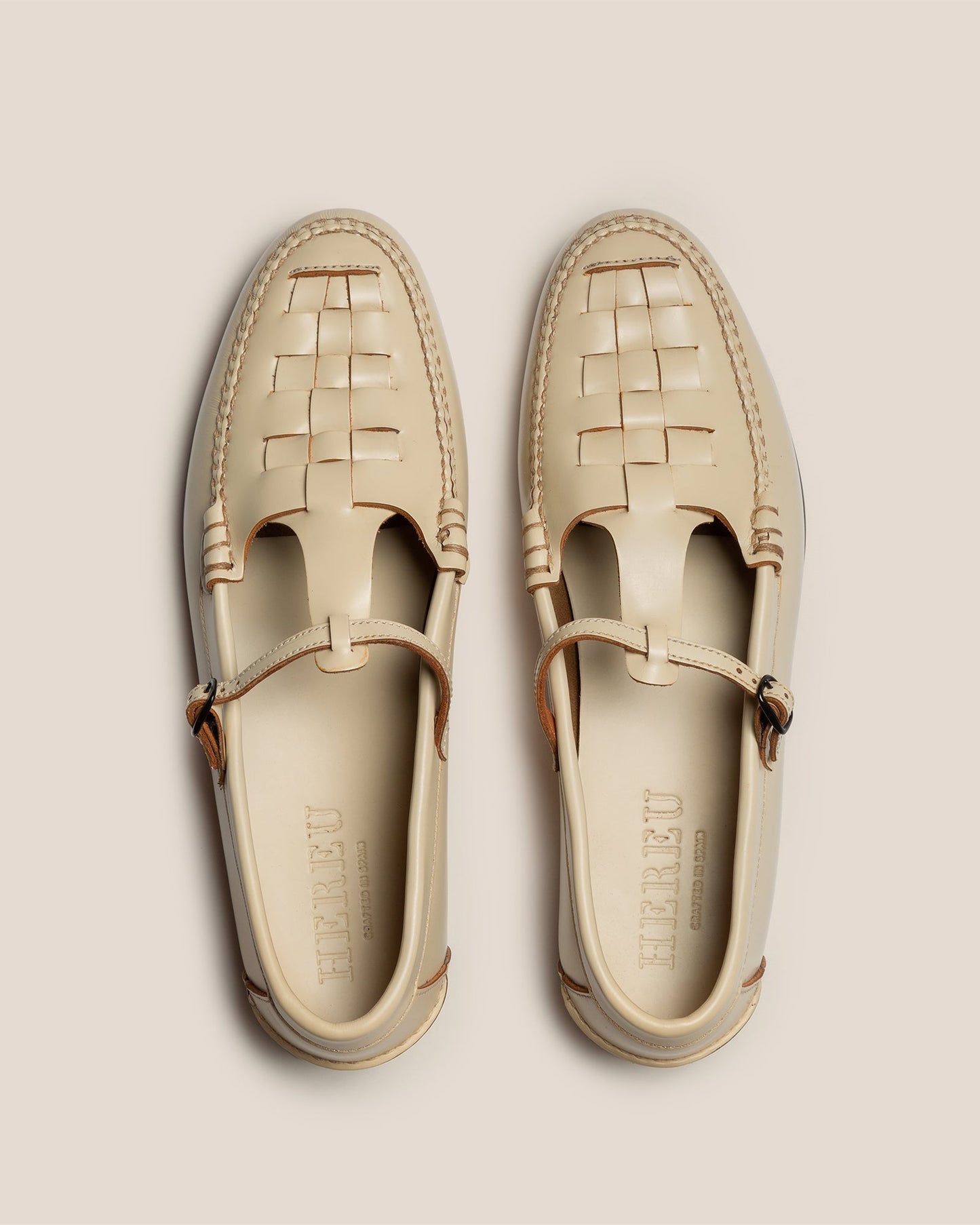 Hereu MAQUEDA - Interwoven T-Bar Loafer