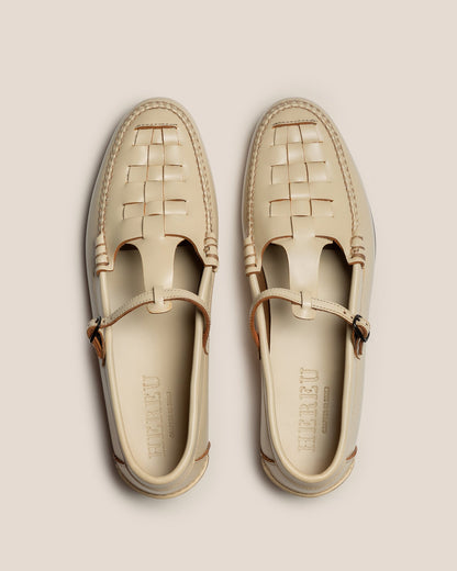Hereu MAQUEDA - Interwoven T-Bar Loafer