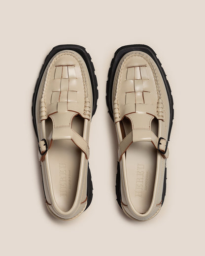 Hereu SOLLER SPORT - Tread Sole T-Bar Loafer