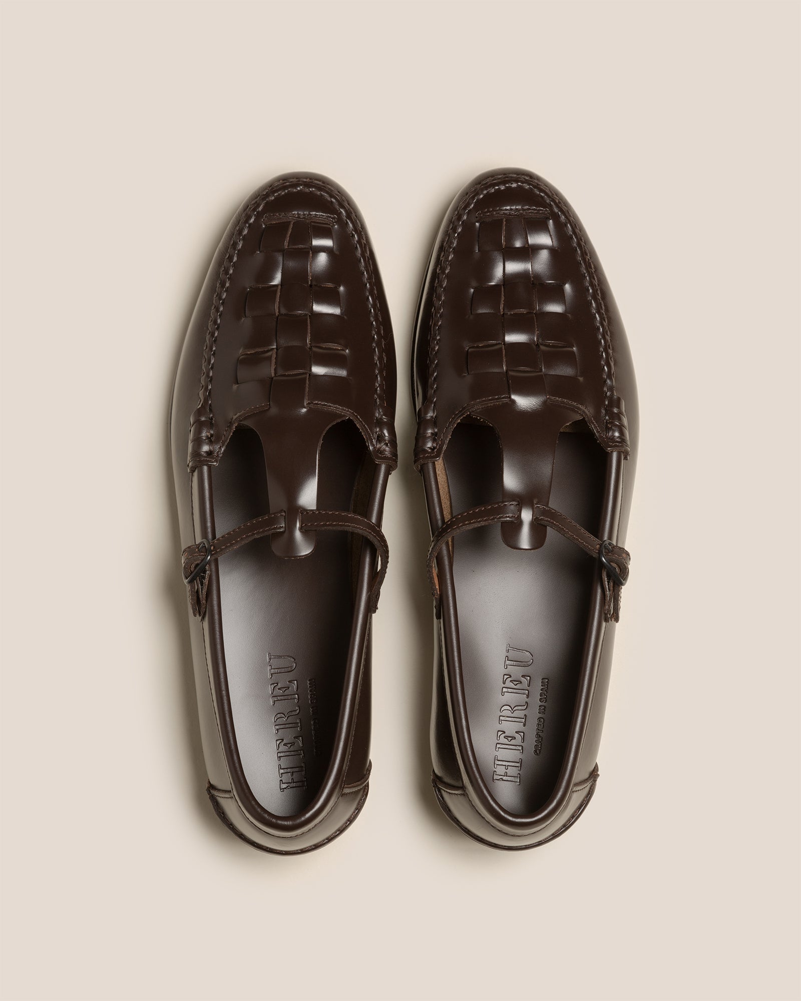 Hereu MAQUEDA - Interwoven T-Bar Loafer