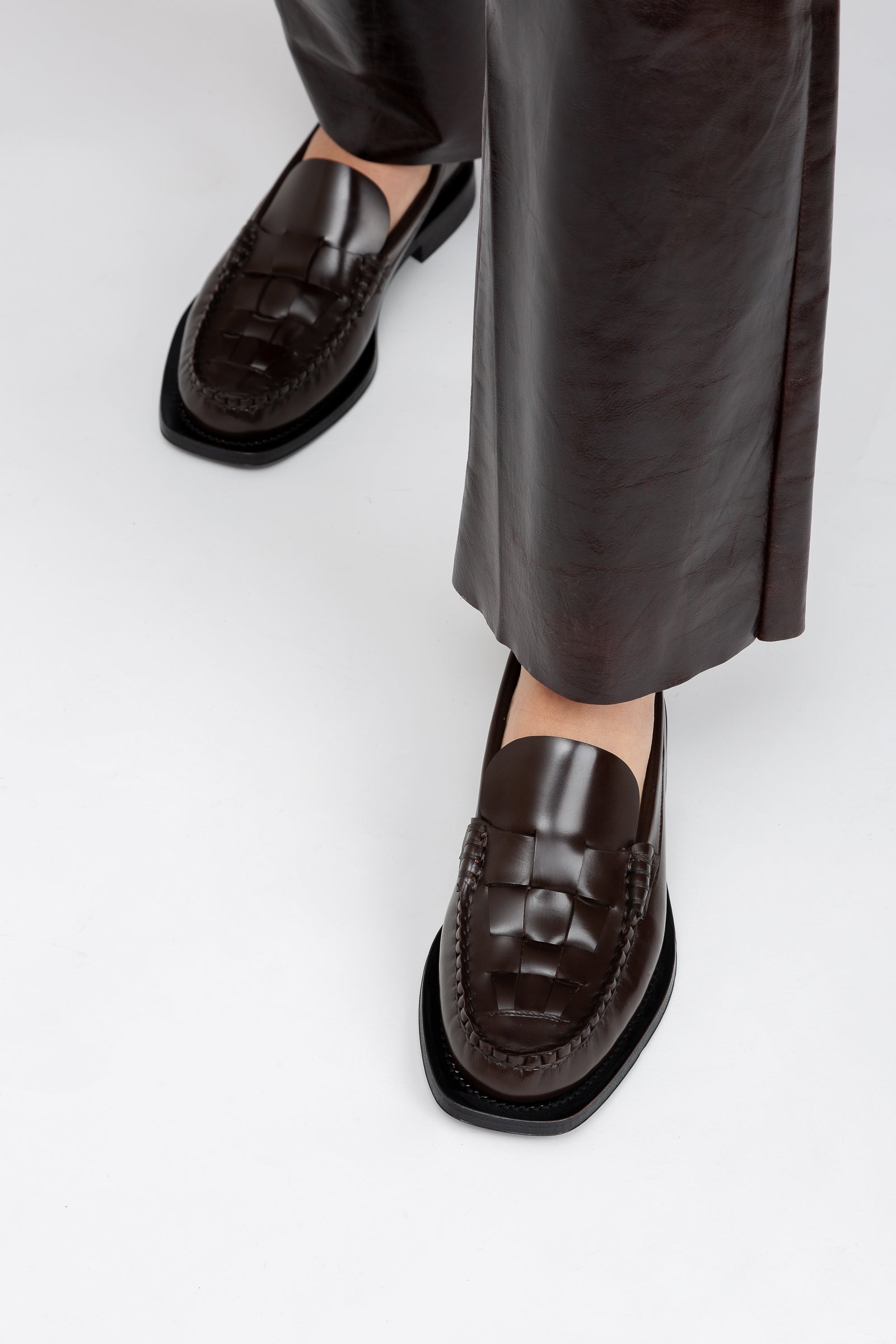 Hereu NOMBELA - Interwoven Detail Slip-On Loafer