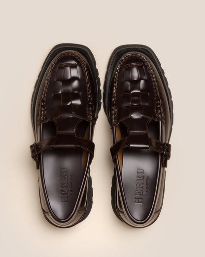 Hereu SOLLER SPORT - Tread Sole T-Bar Loafer