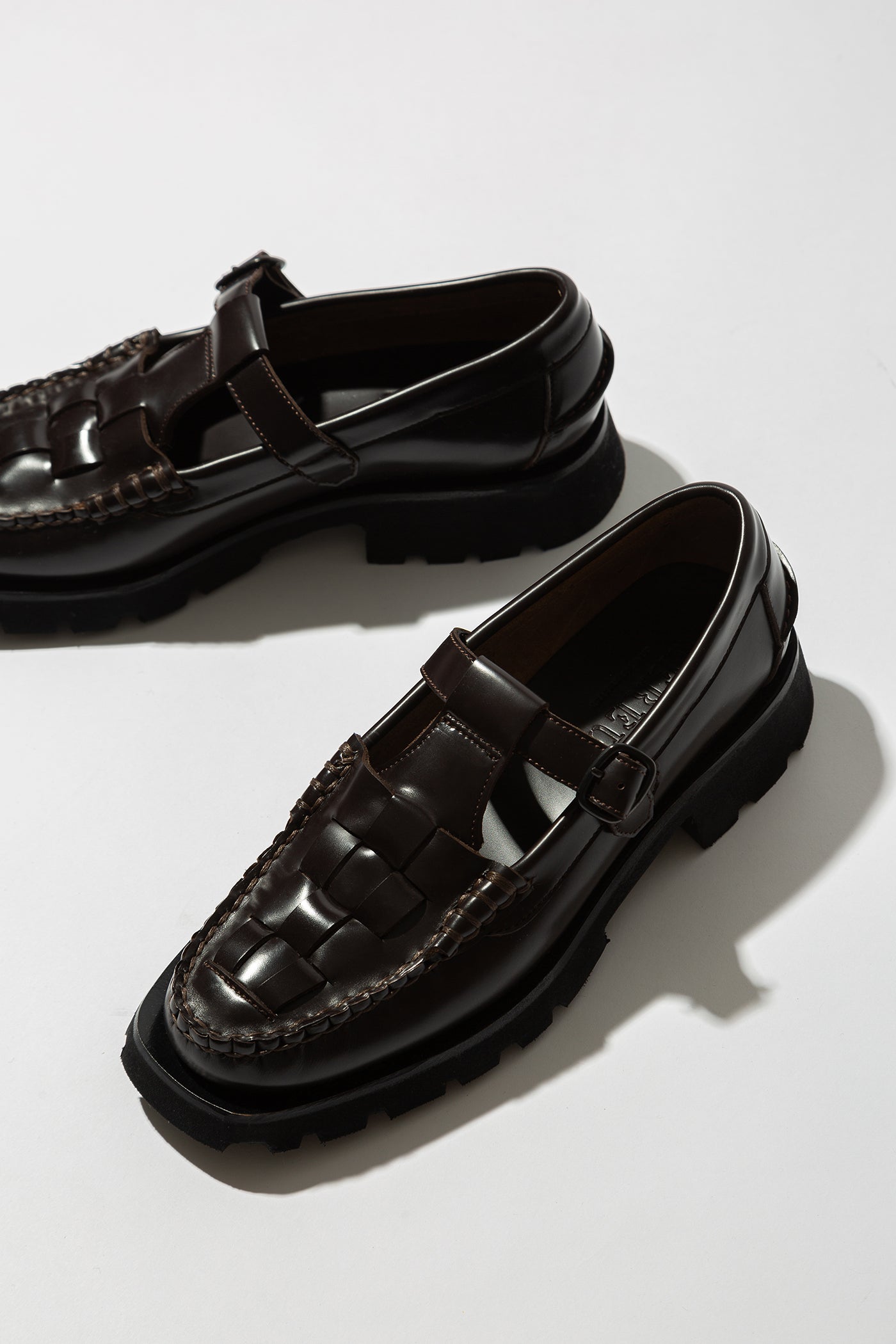 Hereu SOLLER SPORT - Tread Sole T-Bar Loafer