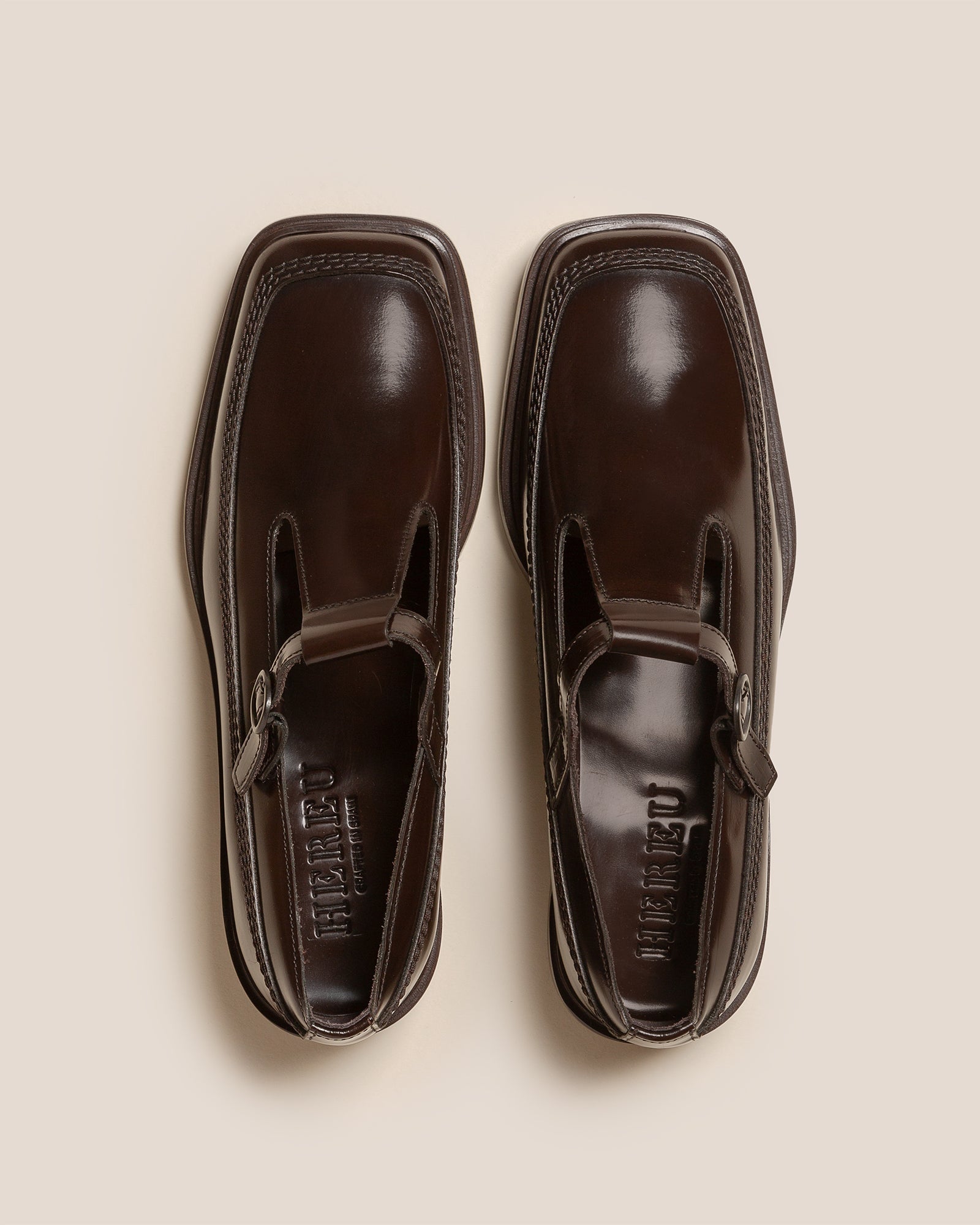 Hereu LLUISA POLISHED - T-bar Loafer