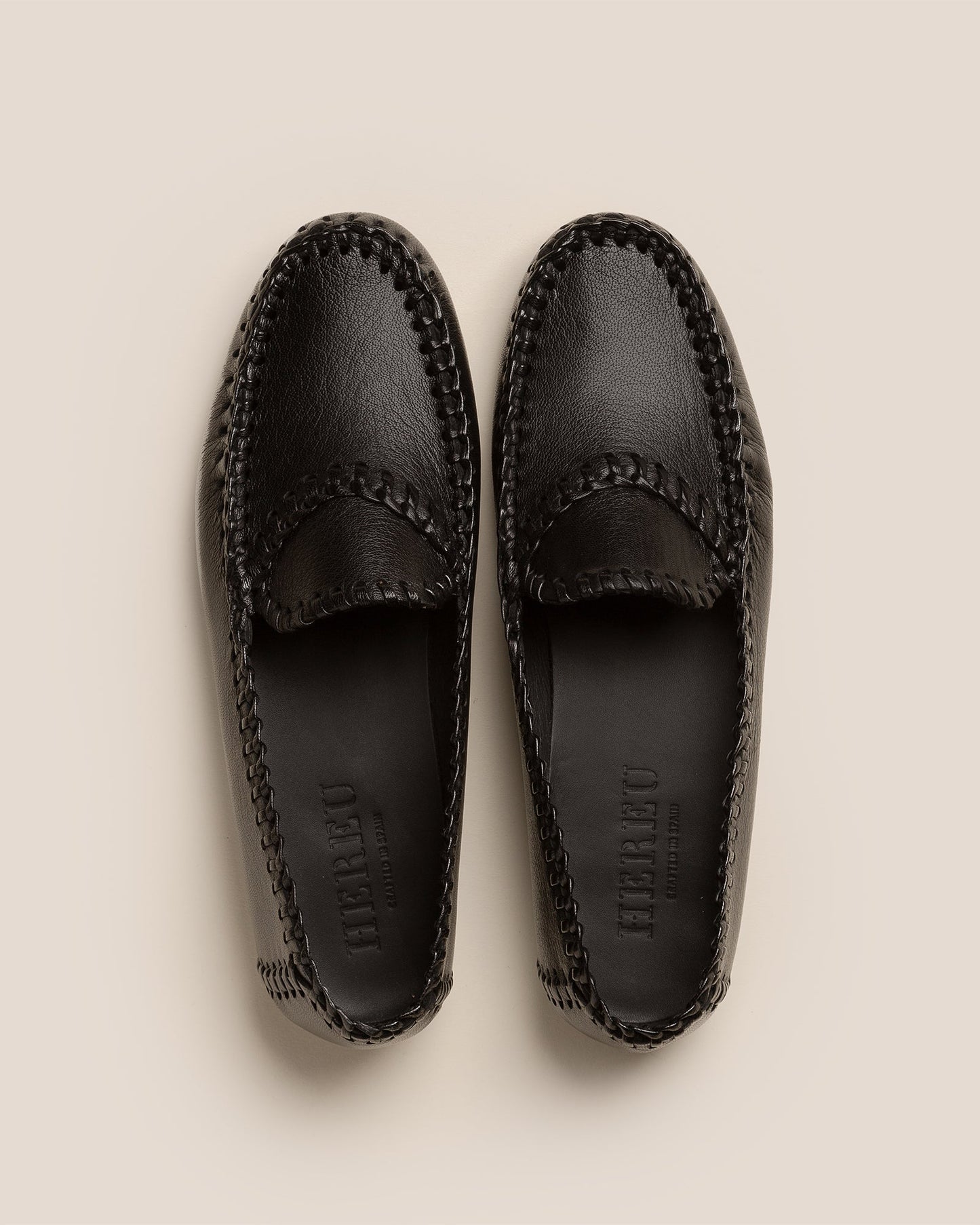 Hereu SASTRE SUPPLE SHINY - Braided Seam Slip-On Loafer