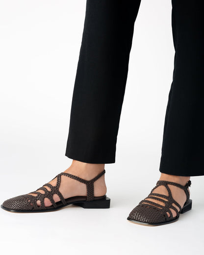 Hereu BARANA - Woven Slingback Mule