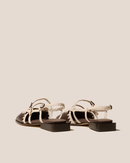 Hereu ADRATA - Woven Square-Toe Sandal