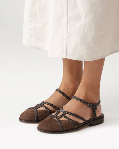 Hereu RANYA - Woven Round-Toe Sandal