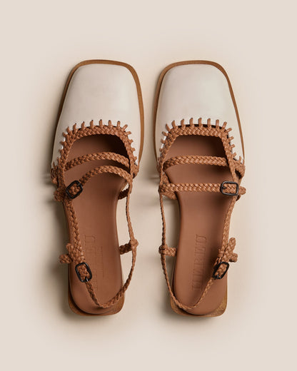 Hereu ADRATA - Woven Square-Toe Sandal