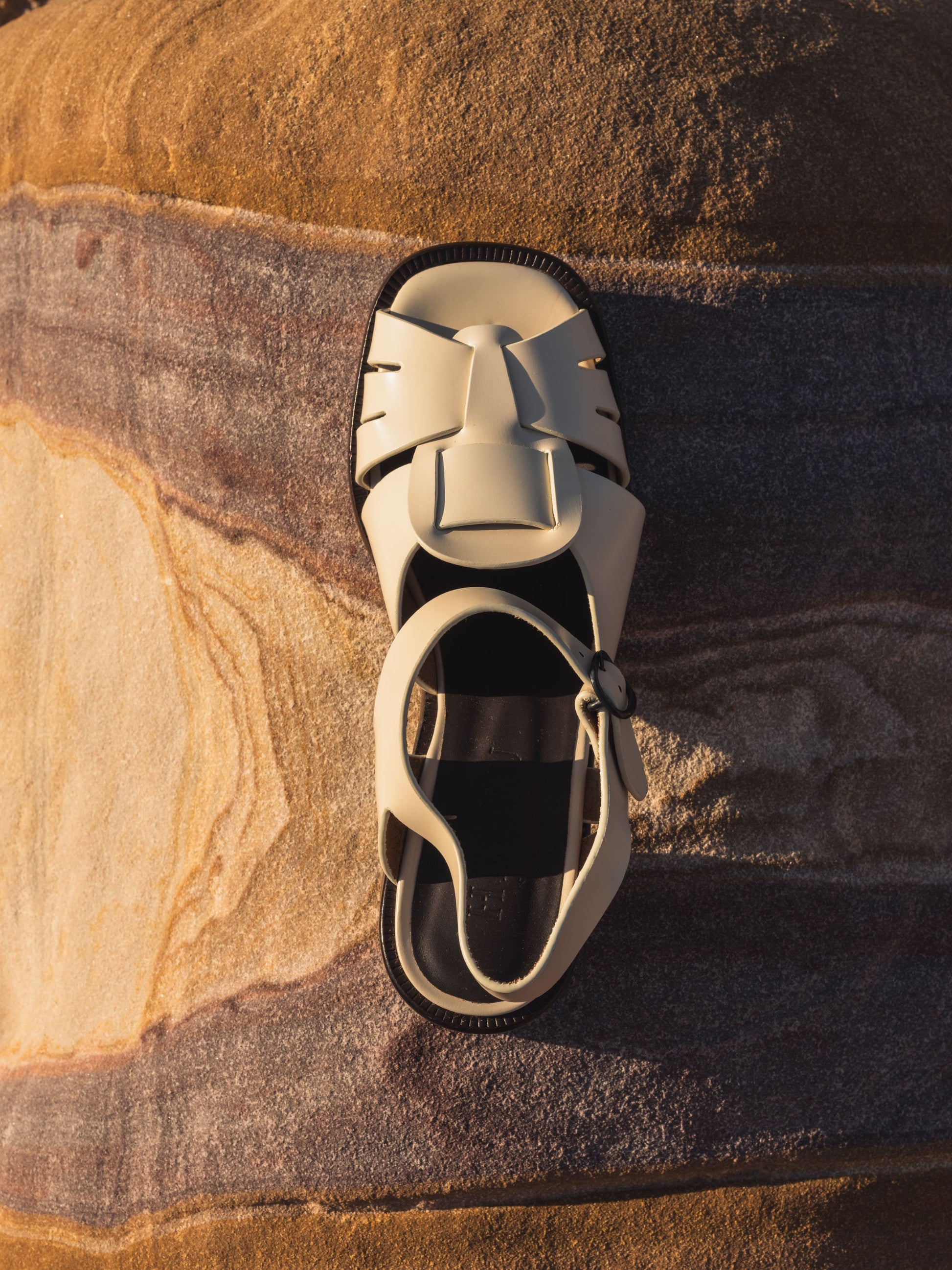 Hereu ANCORA SQUARED HEELED - Open-Toe Fisherman Sandal