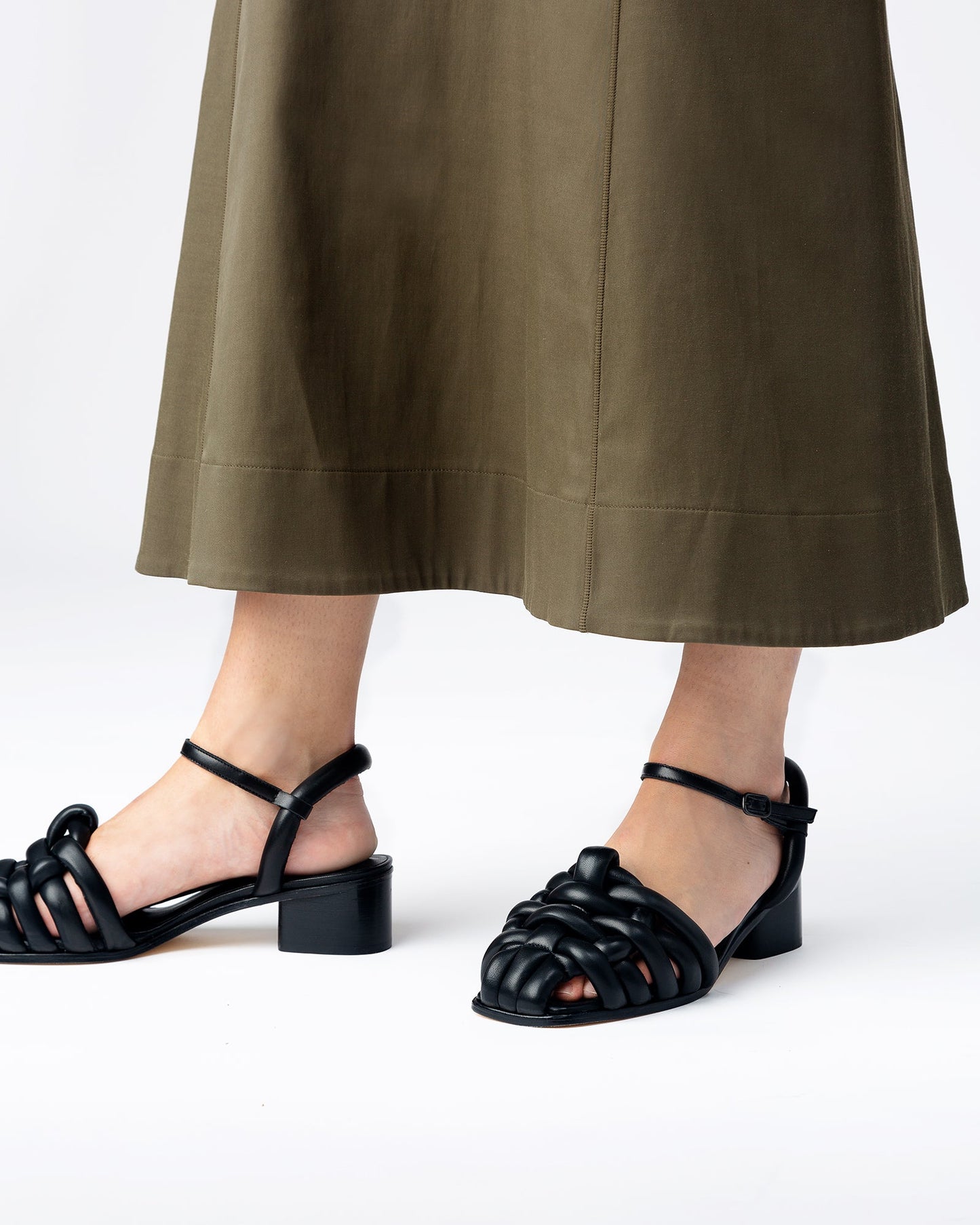 Hereu CABERSA HEELED - Padded Fisherman Sandal
