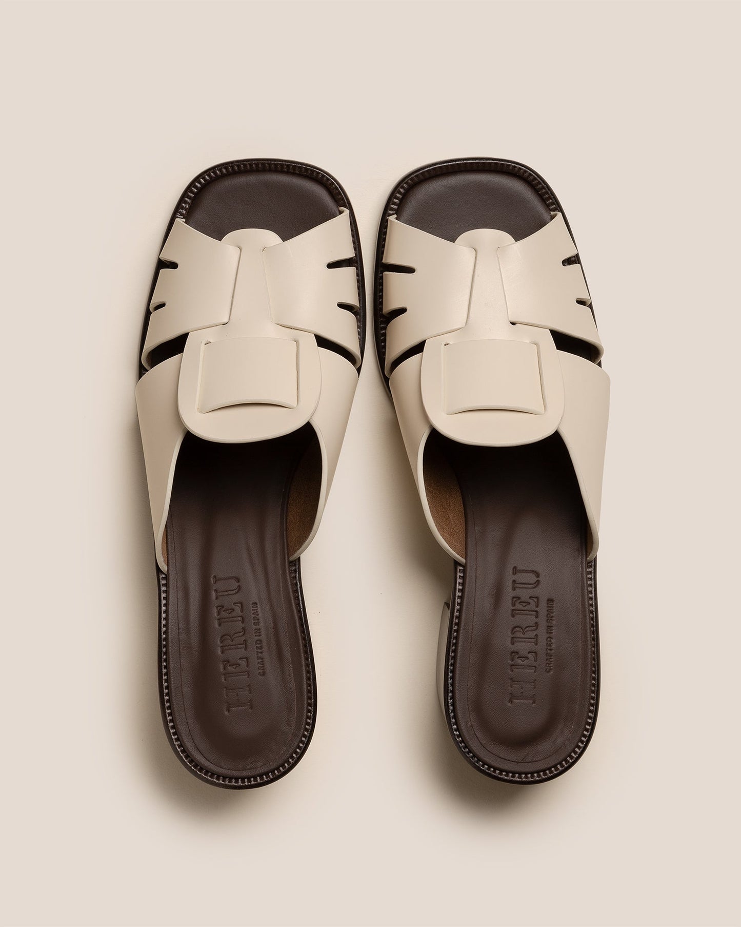 Hereu ANCORA SQUARED HEELED SLIDE - Heeled Fisherman Slide