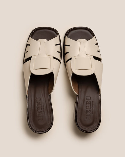 Hereu ANCORA SQUARED HEELED SLIDE - Heeled Fisherman Slide