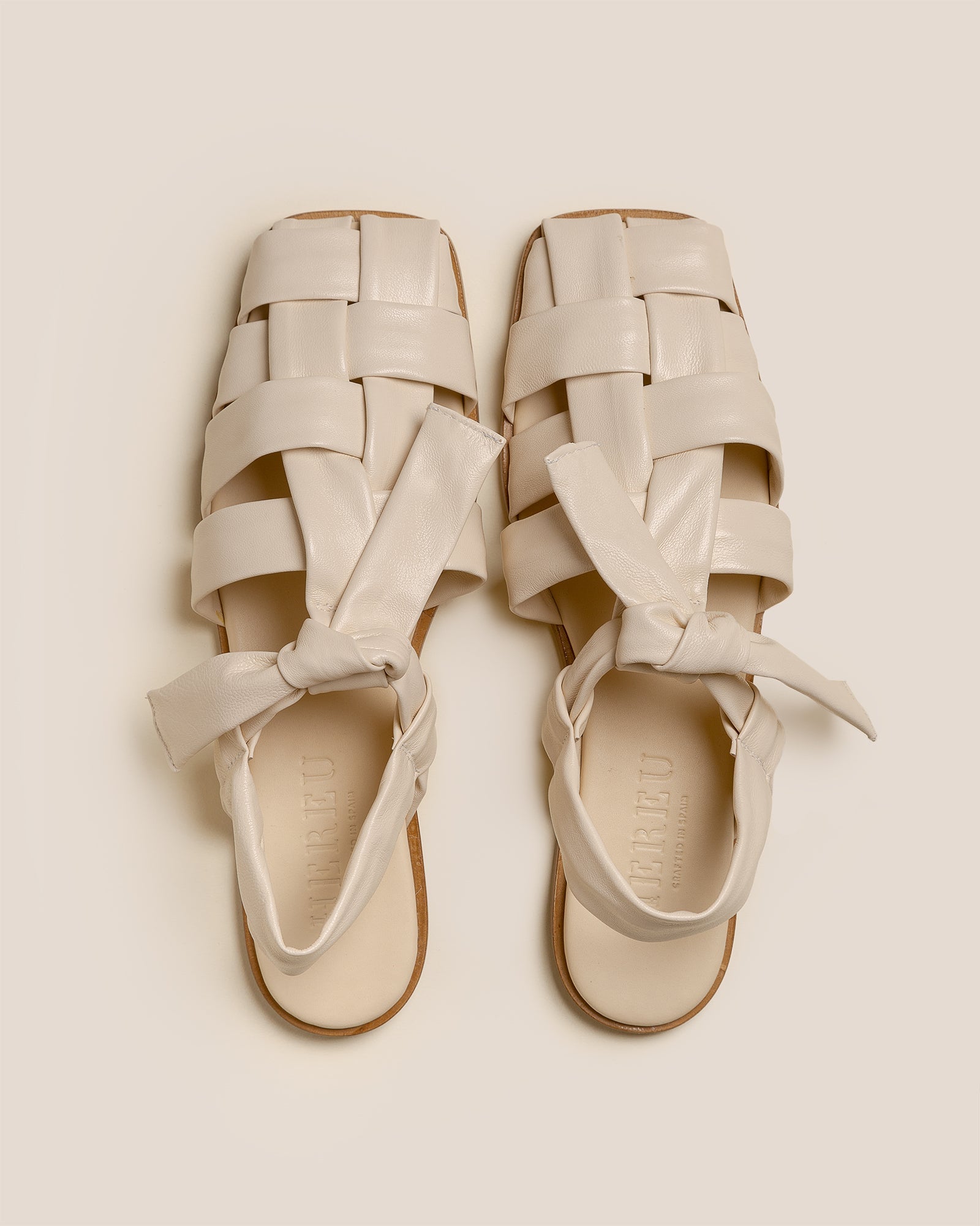 Hereu BENA - Interwoven Knotted T-bar Sandal