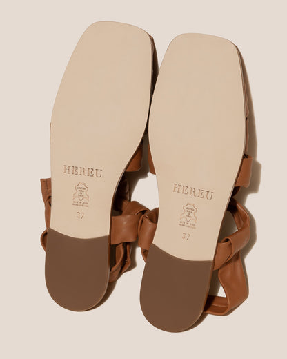Hereu BENA - Interwoven Knotted T-bar Sandal