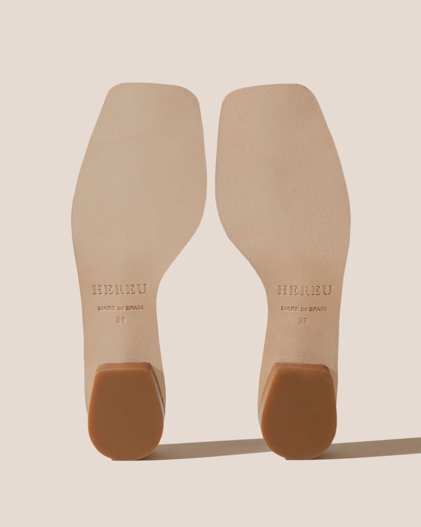 Hereu BENA HEELED - Interwoven Knotted T-bar Heeled Sandal