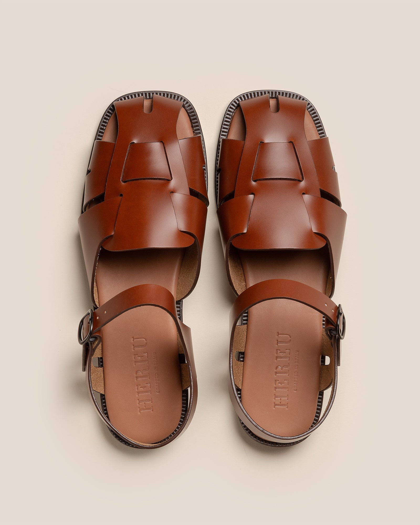 Hereu PEDRA - Squared Closed-Toe Fisherman Sandal