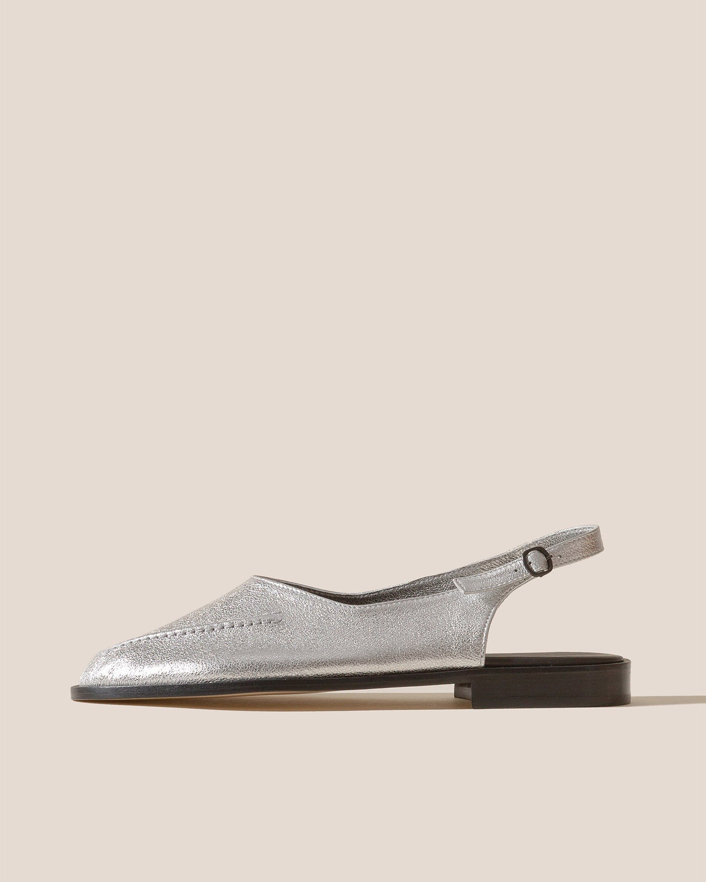 Hereu JULIOL SLINGBACK METALLIC - High-Cut Deconstructed Slingback Loafer