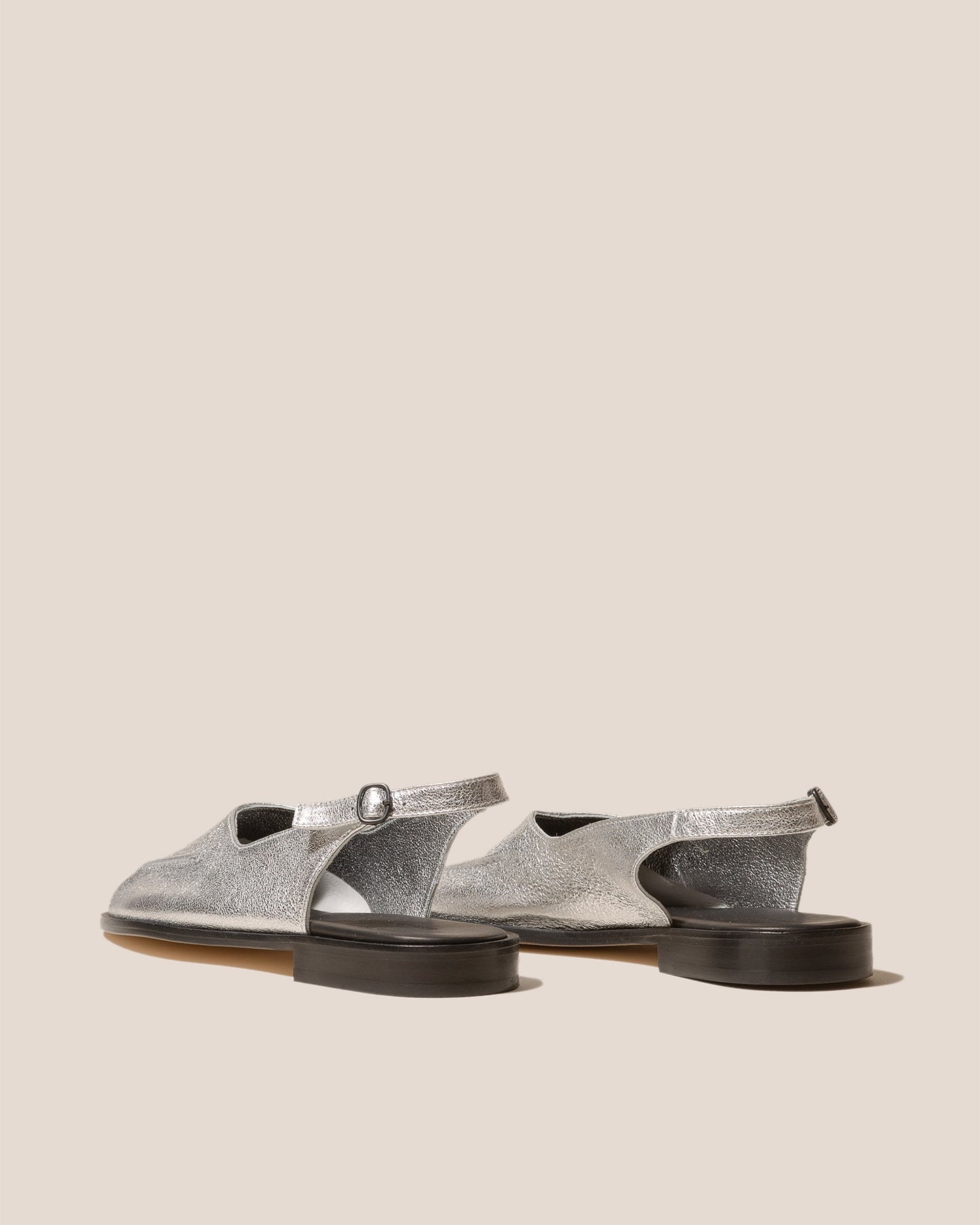 Hereu JULIOL SLINGBACK METALLIC - High-Cut Deconstructed Slingback Loafer