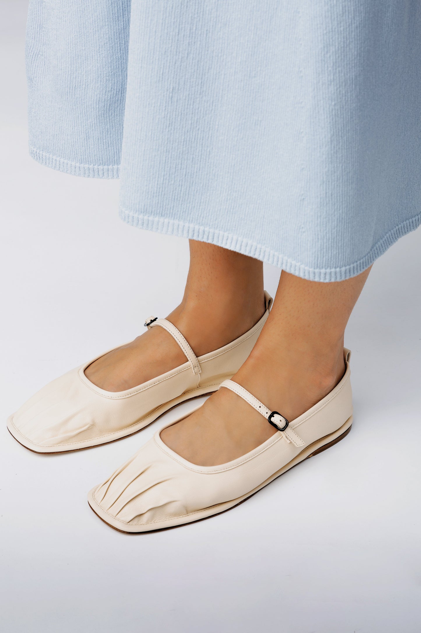 Hereu DANSA - Pleated-Toe Mary Jane Pump