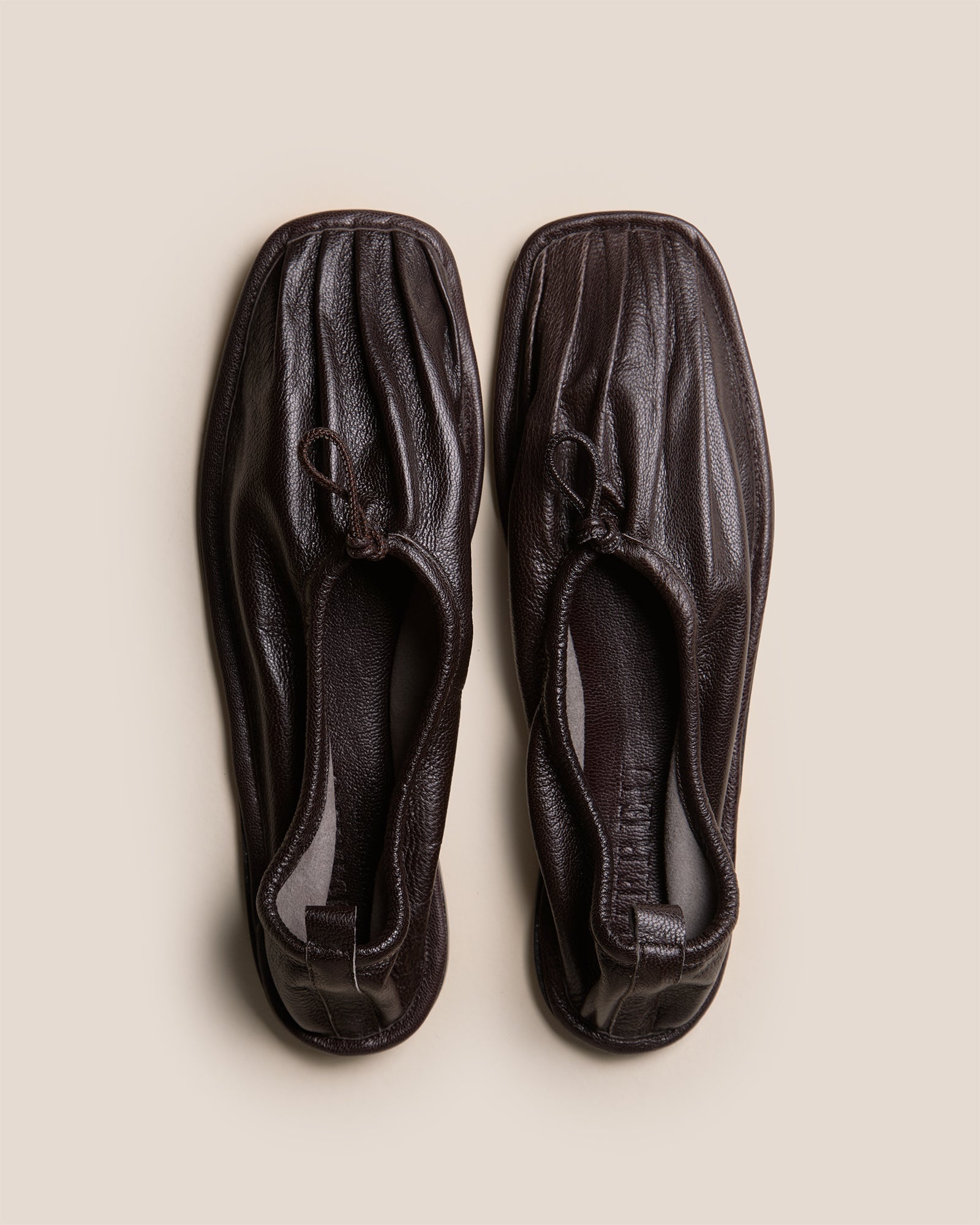 Hereu PUNTERA SUPPLE SHINY - Pleated-Toe Pump