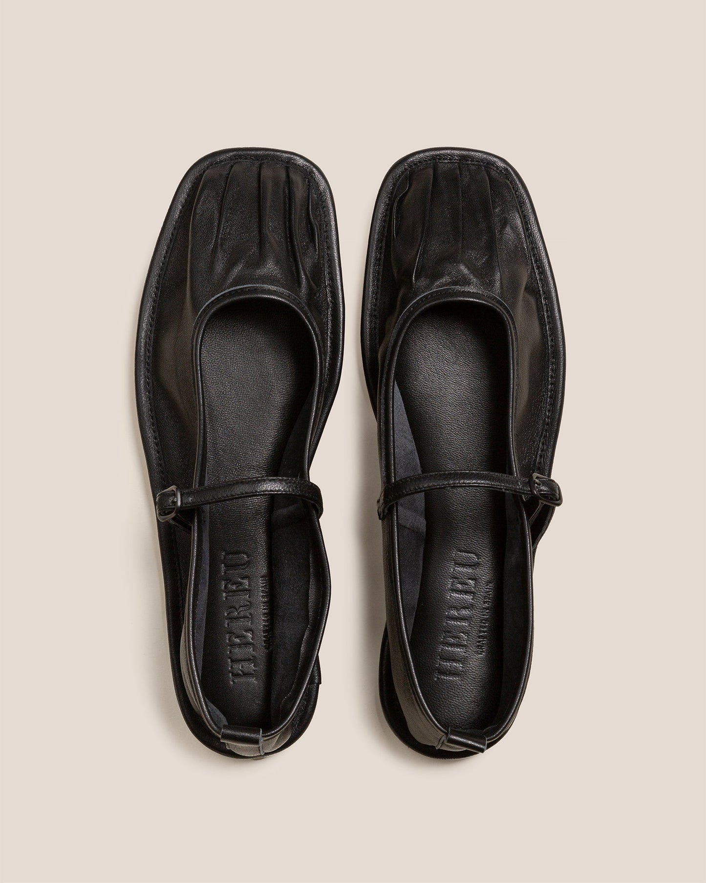 Hereu DANSA - Pleated-Toe Mary Jane Pump