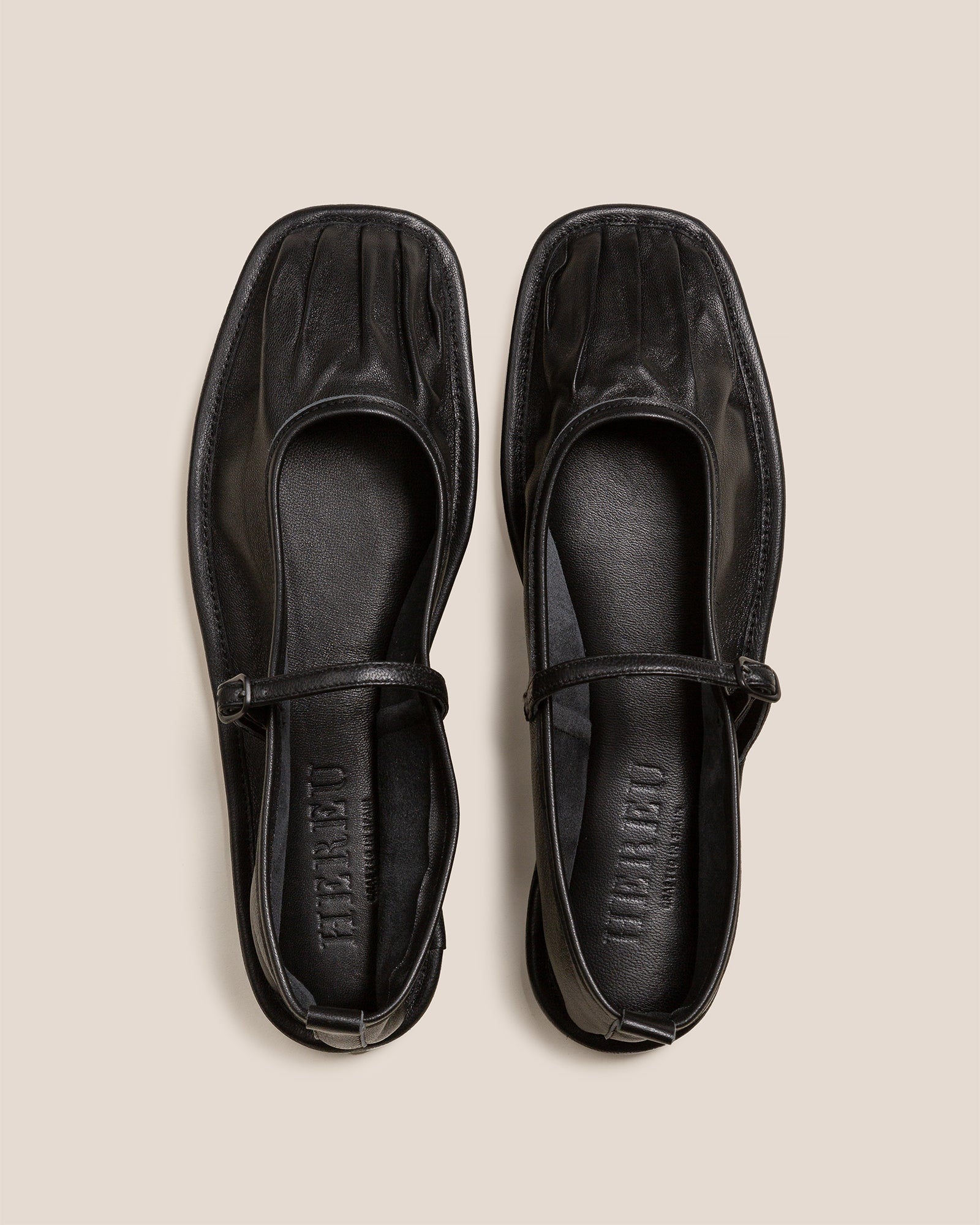 Hereu DANSA - Pleated-Toe Mary Jane Pump