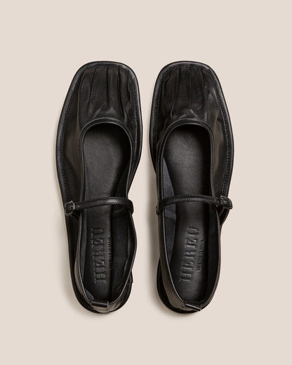 Hereu DANSA - Pleated-Toe Mary Jane Pump