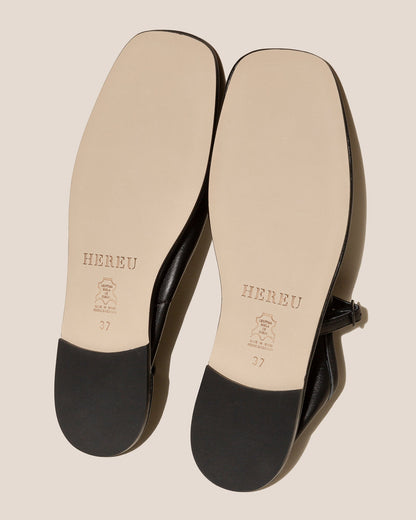 Hereu DANSA - Pleated-Toe Mary Jane Pump