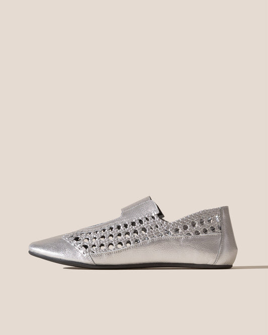 Hereu ESPORTIU MARY JANE WOVEN METALLIC - Sporty Mary Jane Shoe