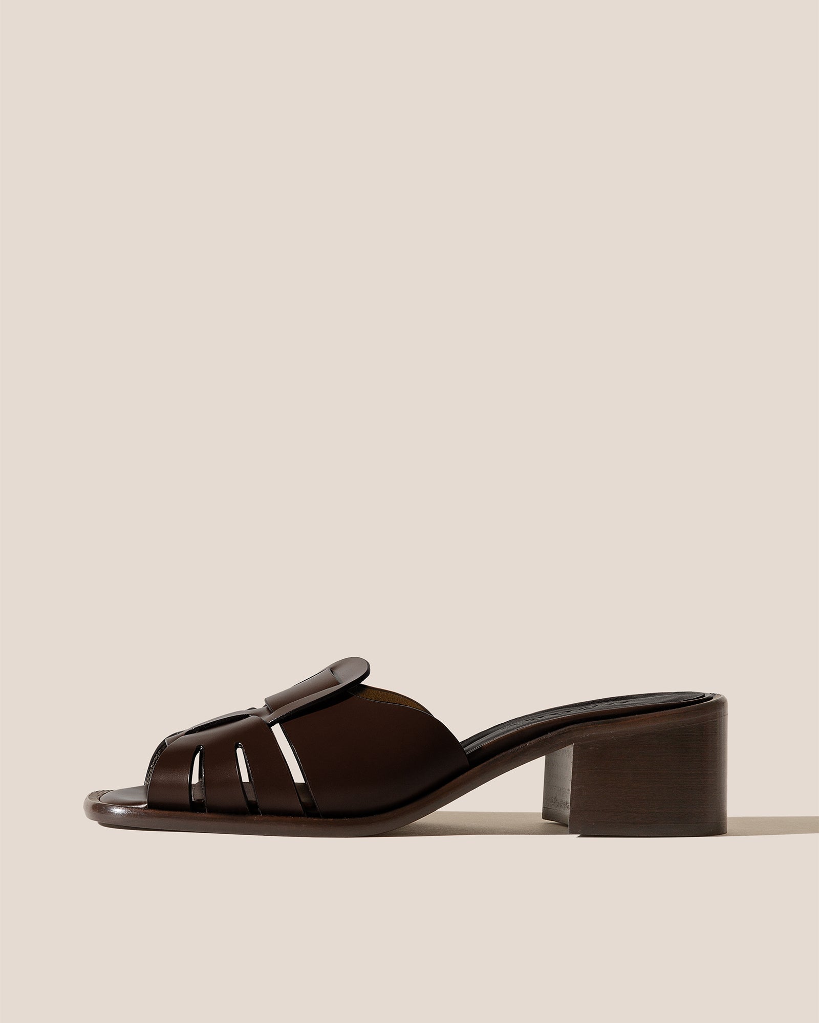 Hereu ANCORA SQUARED HEELED SLIDE - Heeled Fisherman Slide